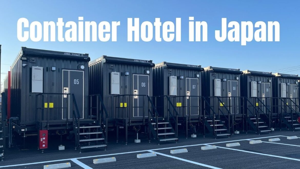 I stayed at a Container Hotel in Japan! | R9 The Yard Miyakonojo