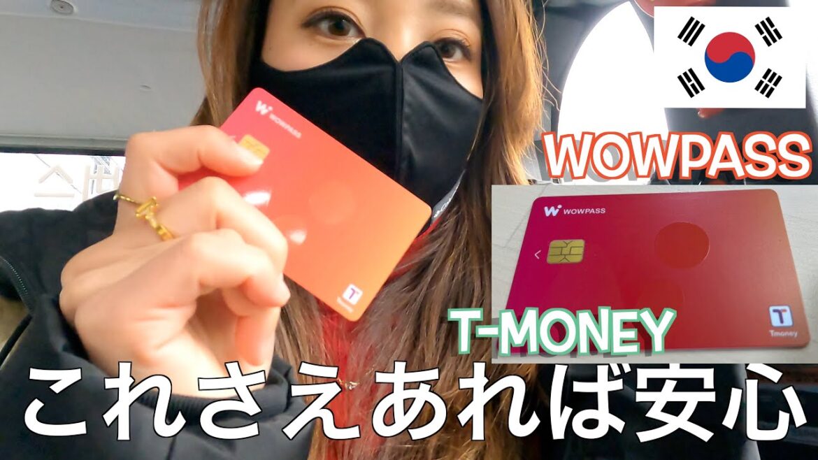 【🇰🇷Seoul】これさえあれば韓国安心旅行！！Wow Pass＋T-Money 🪪