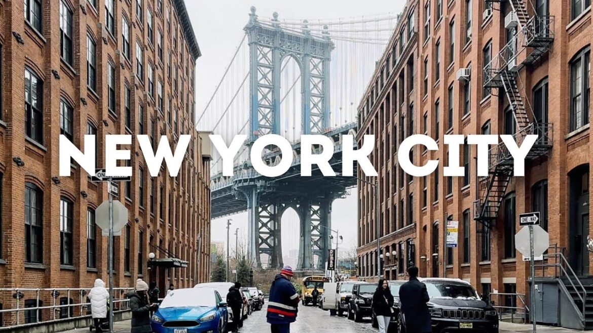 4K New York City Walk in Dumbo Brooklyn after Snow | NYC Virtual Morning Walk | USA Travel Guide 4K New York City Walk in Dumbo Brooklyn after Snow | NYC Virtual Morning Walk | USA Travel Guide