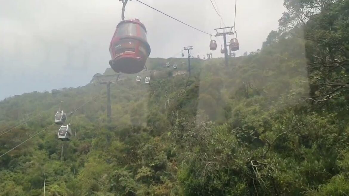 Cáp treo lên Chùa Đồng Yên tử