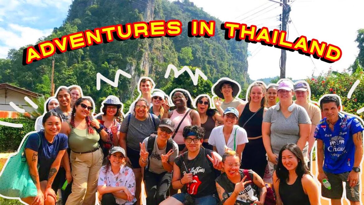 I adventured in Thailand with 20 new friends 🌊 Waterfall climbing, elephants, & more *Week 2 Vlog*