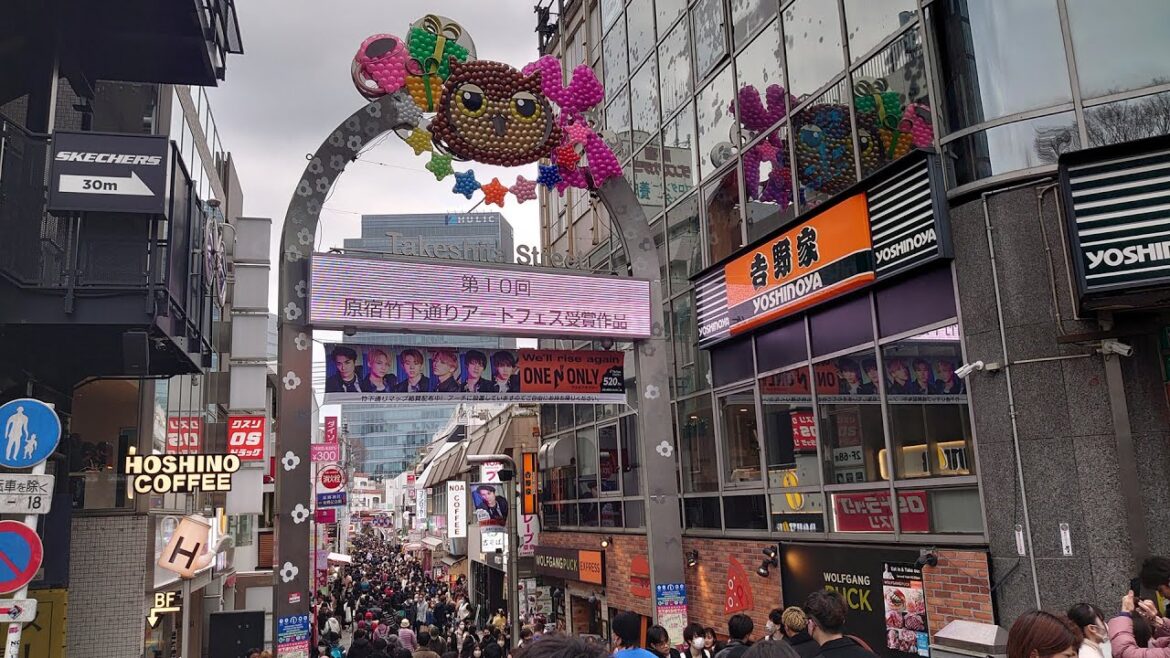 Harajuku Takeshita Street Walk in Tokyo |  Japan [4K]