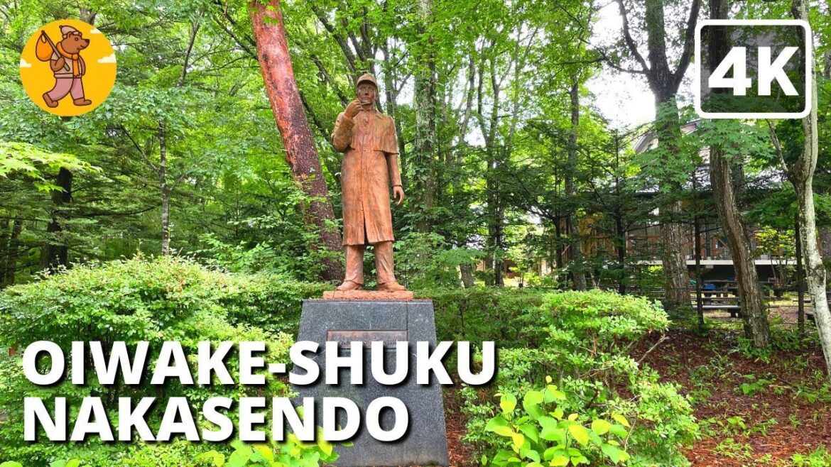 Oiwake-shuku 中山道 Nakasendo | 4K Nagano Japan Walking Tour | 軽井沢 追分宿 長野県