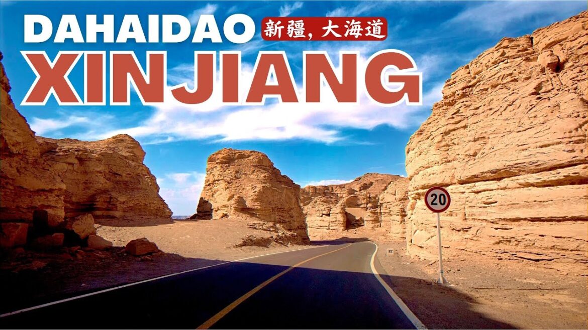 Driving in Xinjiang, Depopulated Martian Zone - Dahaidao The Great Ocean Road Part.1, Entering