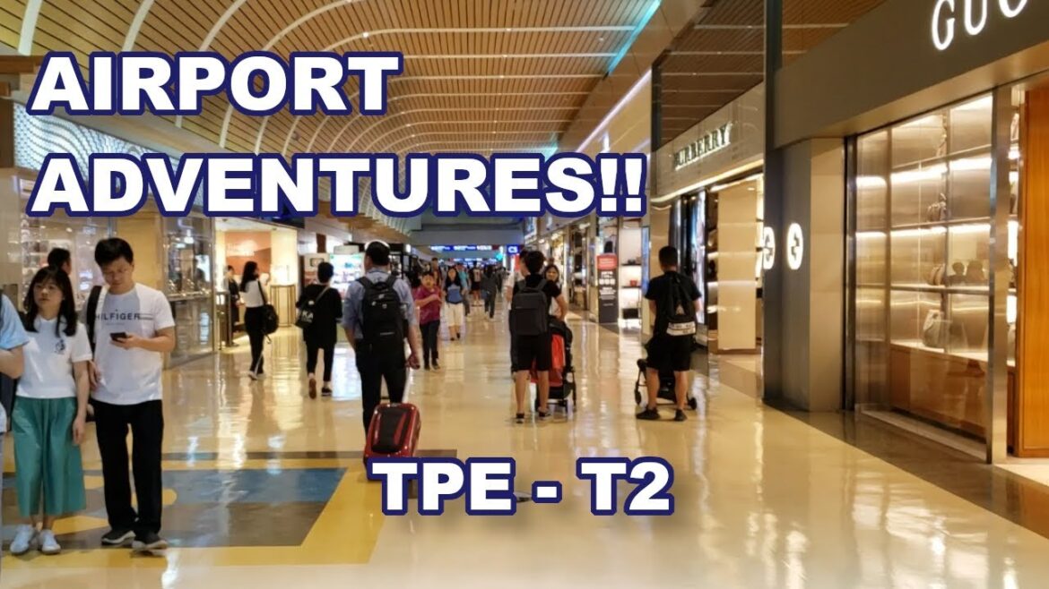 A look inside Taiwan's LARGEST airport, Taoyuan International Airport - terminal 2