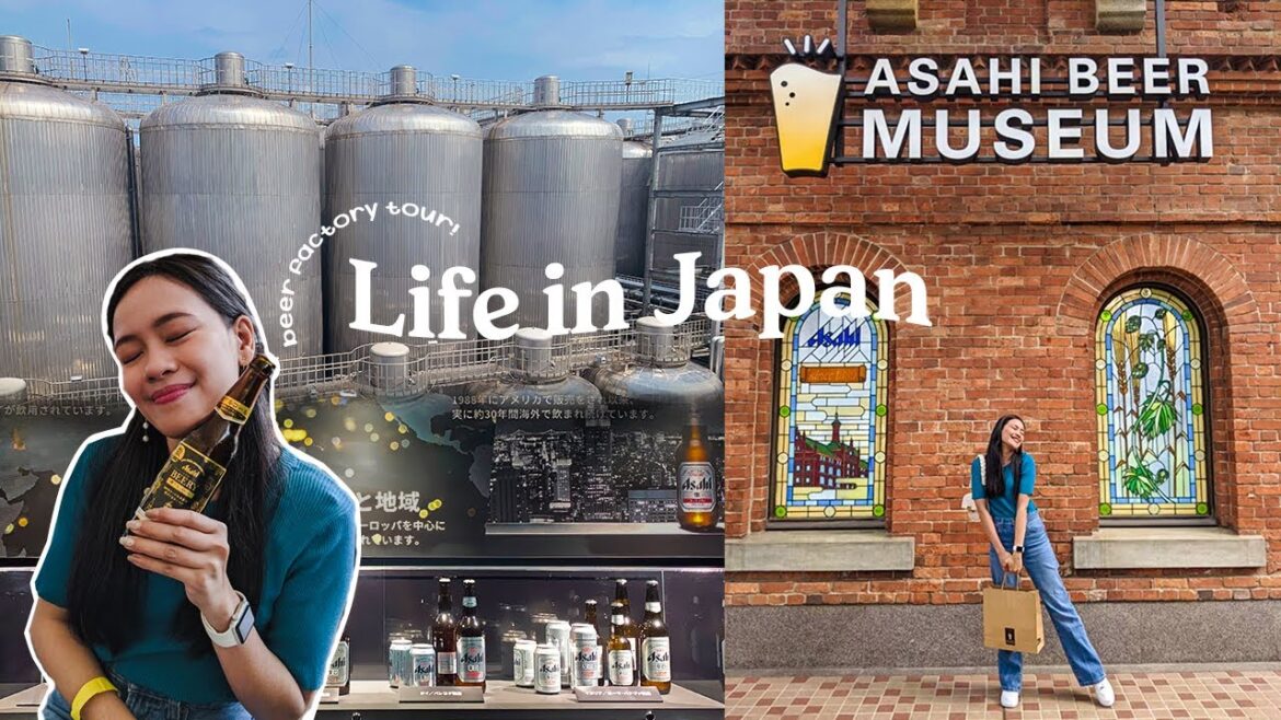Japan Vlog | beer tasting and beer factory tour in Osaka (BOOK FOR FREE!) 🍻