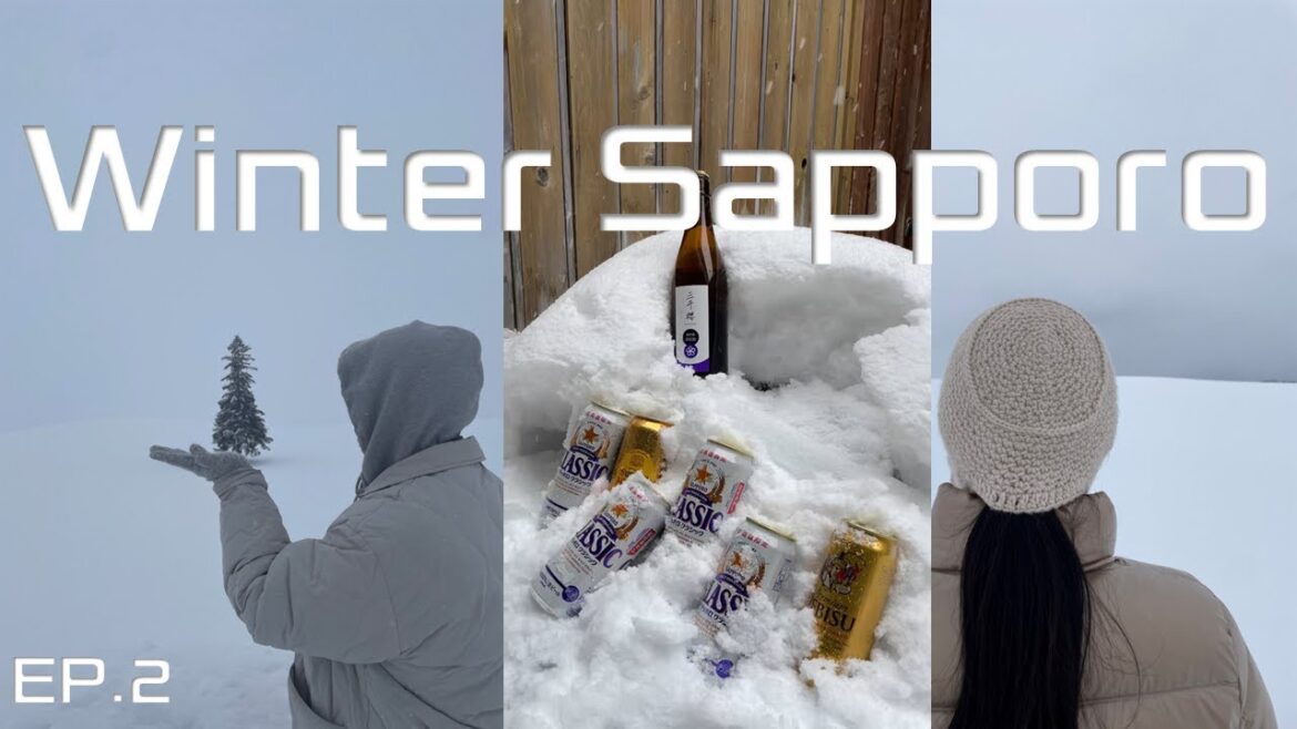 [Sapporo Vlog┃ep.2] 비에이 렌트카 당일치기, 크리스마스 트리, 북해도 징기즈칸(타베로그 1위), 시코츠코, 야외노천 료칸