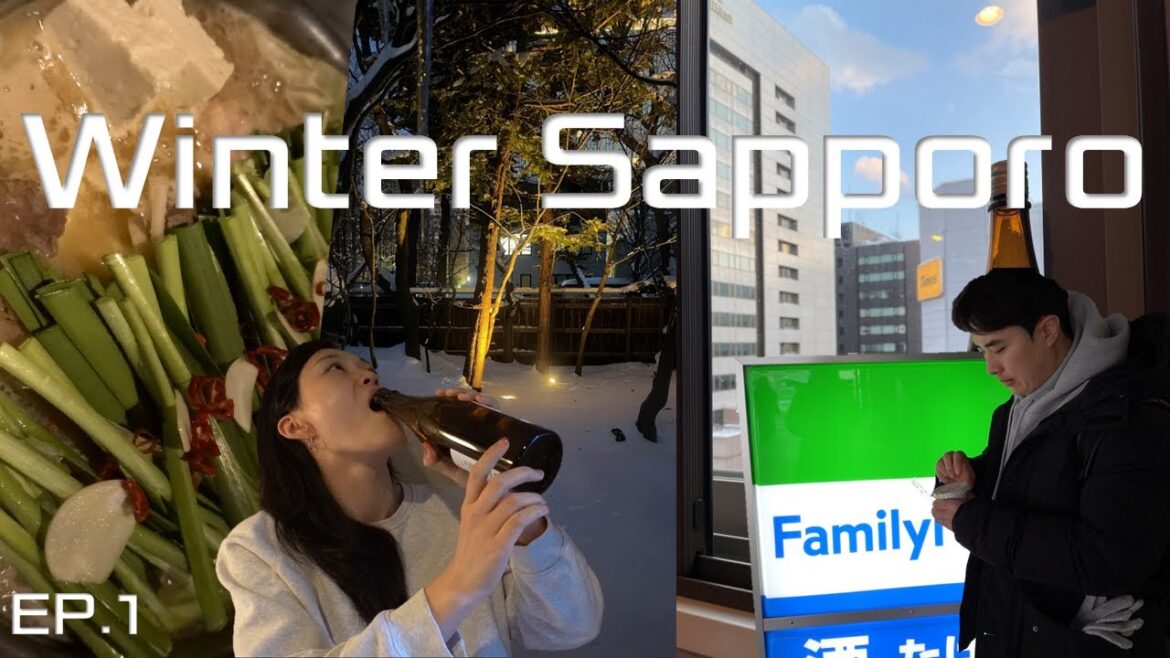 [Sapporo Vlog┃ep.1]  : 홋카이도 사케, 쟈지푸딩, 부아이소 모츠나베, 사무라이 스프커리, 덴푸라 오마카세 추천