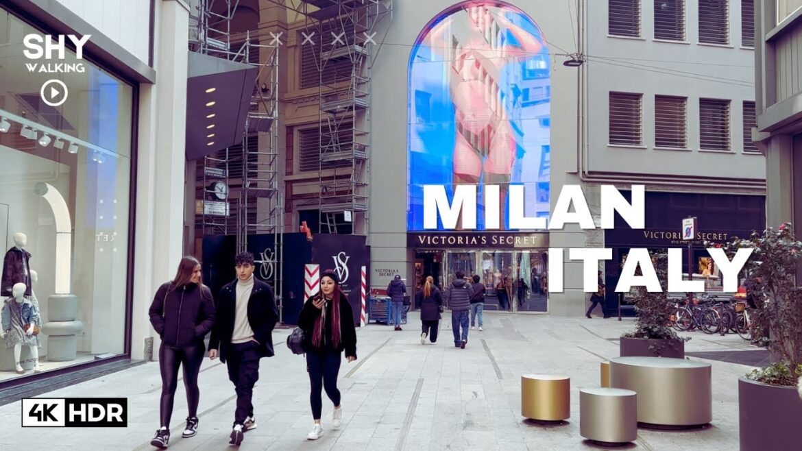 Milan- Italy 2023 - 4K HDR Walking Tour 60fps