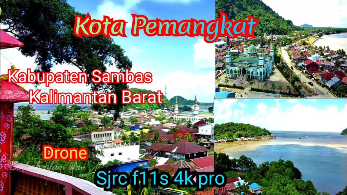 Kota Pemangkat || kabupaten sambas || kalimantan barat || Drone sjrc f11s 4k pro.