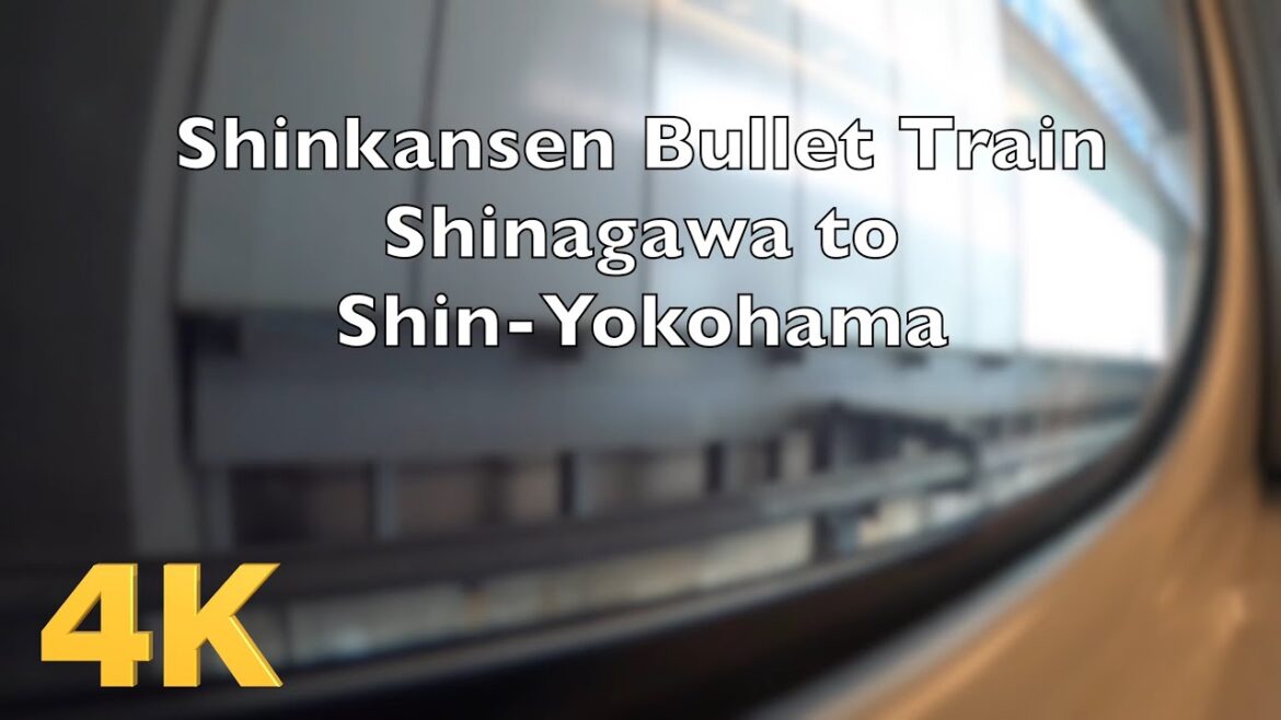 🚅 Shinkansen Hikari Bullet Train 🚄: Shinagawa 🏢 to Shin-Yokohama 🌇 in 4K 🎥 Uncut Video