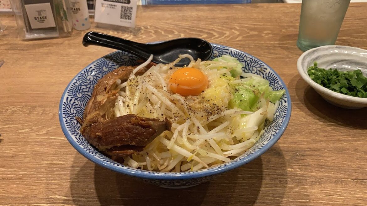 Customize your Mazesoba at Ramen Bar STAGE in Yutenji