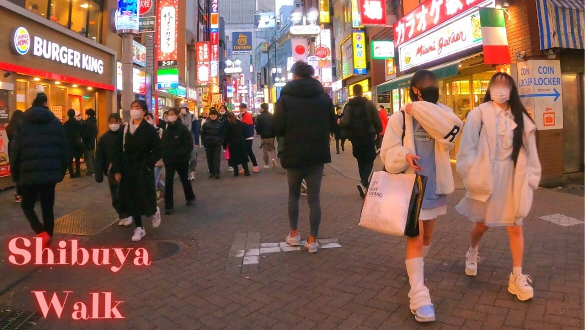 Shibuya Tokyo walking tour. 【4K】1.2023