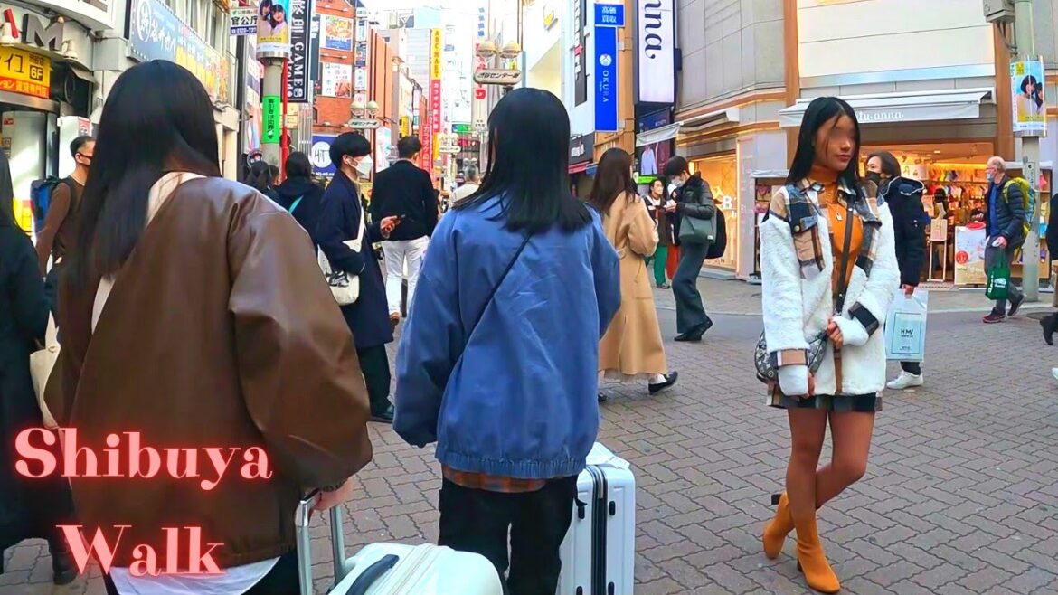 Shibuya Tokyo walking tour. 12【4K】2.2023 Shibuya Tokyo walking tour. 12【4K】2.2023