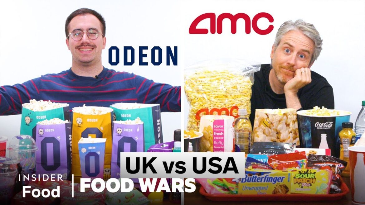 US vs UK Movie Theater Food (AMC vs Odeon) | Food Wars | Insider Food US vs UK Movie Theater Food (AMC vs Odeon) | Food Wars | Insider Food