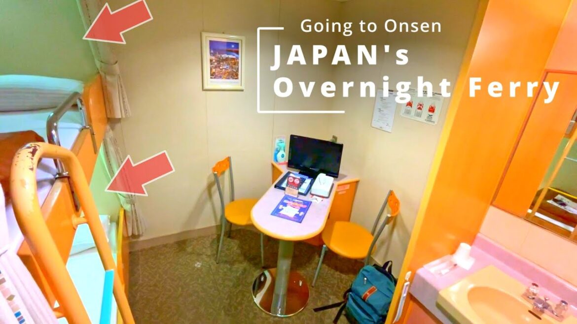Japan's Overnight Ferry Trip to the No.1 Best Onsen Place Beppu [Retiring-COBALT]3 Private Onsen Inn