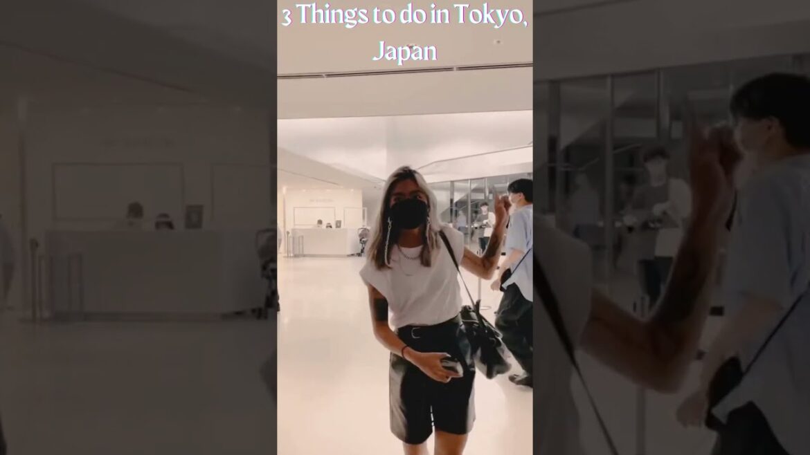 3 Things to do in Tokyo, Japan !  #short #travel #japan #youtube #tokyo