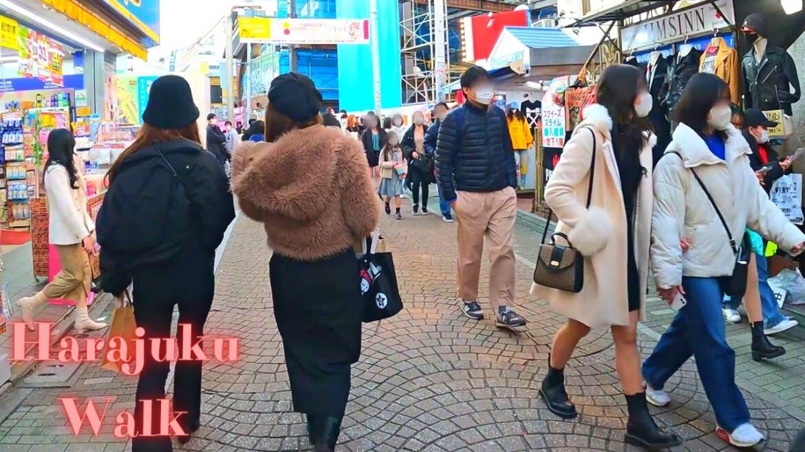 Harajuku Tokyo in Japan walk tour 11【4K】2.2023