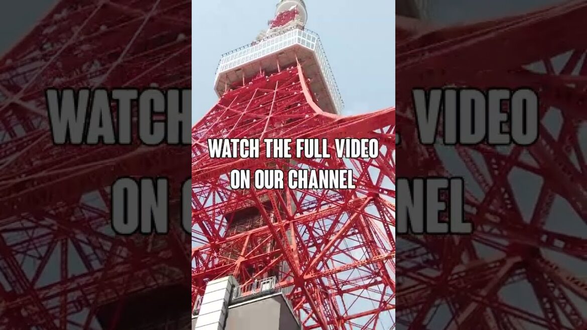 Tokyo Tower Top Deck Tour | Complete Experience | Amazing Views of Tokyo, Japan | 4K 60FPS #Shorts