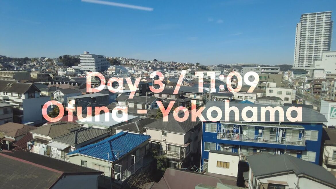 [Day 3 / 11:09] Tokyo, Ofuna to Yokohama, Shonan-Shinjuku Line | 도쿄, 쇼난신주쿠라인 | 東京, 湘南新宿ライン
