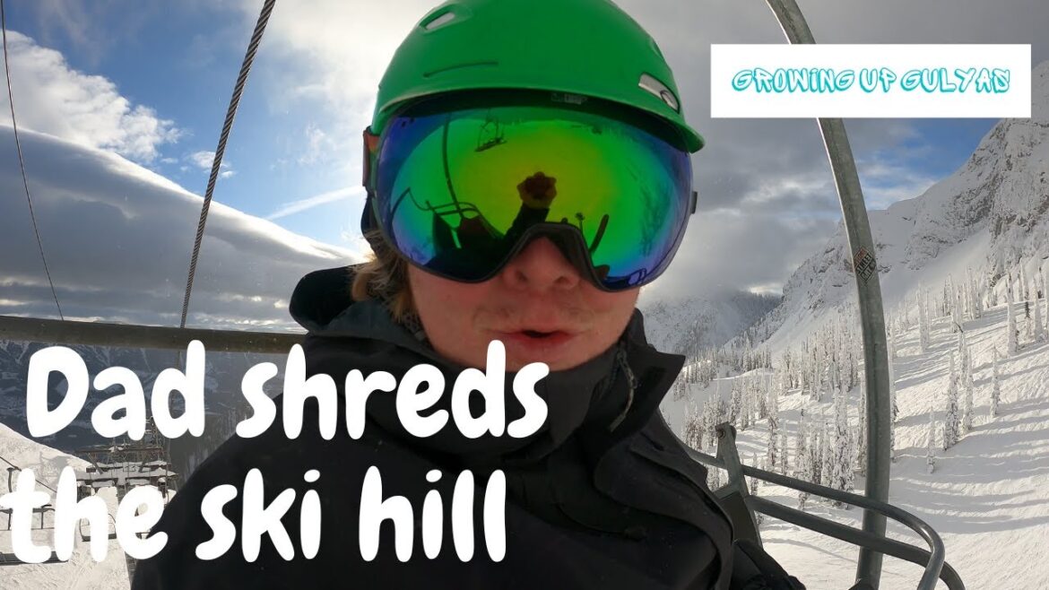 Dad Shreds Ski Hill: Fernie BC Canada