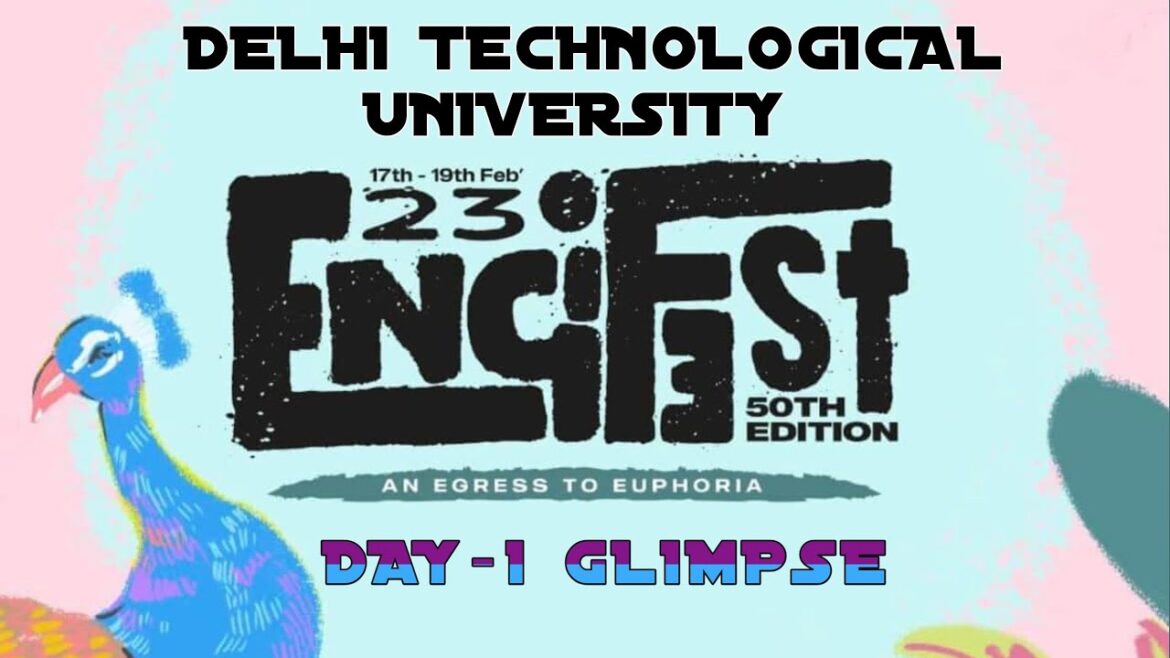 DTU ENGIFEST DAY-1 HIGHLIGHTS 🔥|| ENGI FEST 2023 || #engifest #vlog #dtu