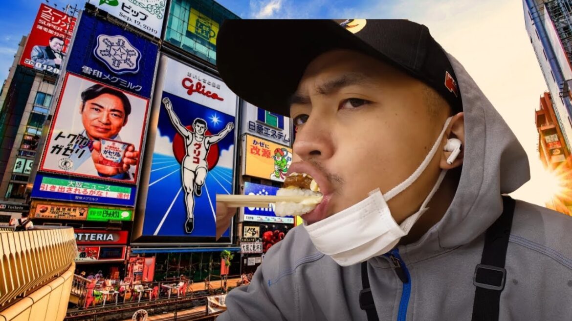 Slight Food Tour of DOTONBORI STREET  in Osaka, Japan 🇯🇵 |