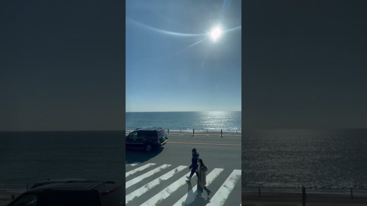 Pov: you are riding the Enoden line ✨ #japan #enoshima #enodenline #visitjapan #japantravel