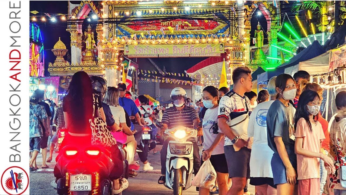 TODAY Is Makha Bucha Day - Amazing Temple STREET FOOD