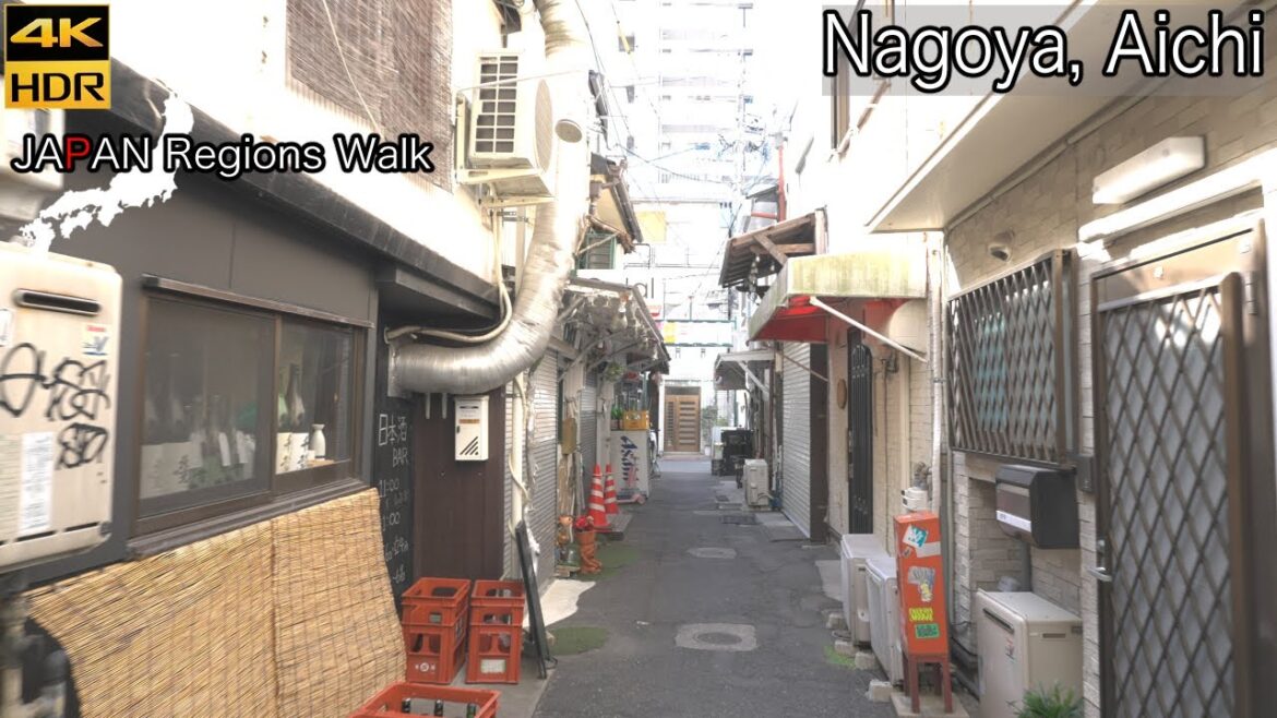 Osu in the morning | Nagoya | 4K HDR | 名古屋市大須