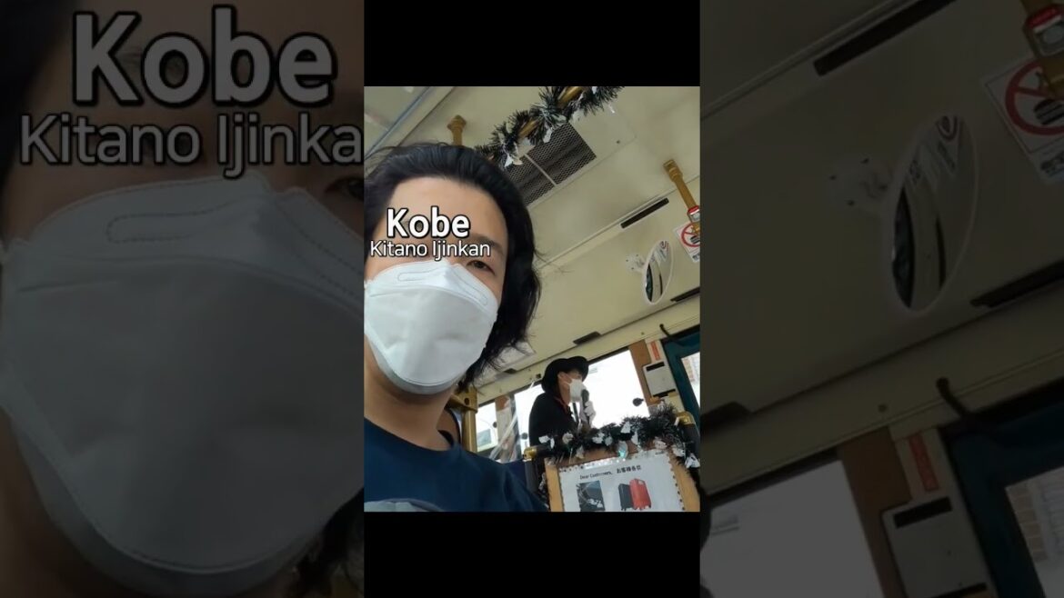 今神戸のCity Loop Busに乗って北野異人館街に行きます