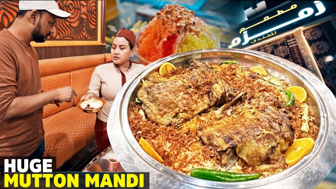 Best Mutton Mandi in Dubaii? | Huge Goat Platter, Traditional Arabian Food Luqiamat amd Qahwa, UAE Best Mutton Mandi in Dubaii? | Huge Goat Platter, Traditional Arabian Food Luqiamat amd Qahwa, UAE