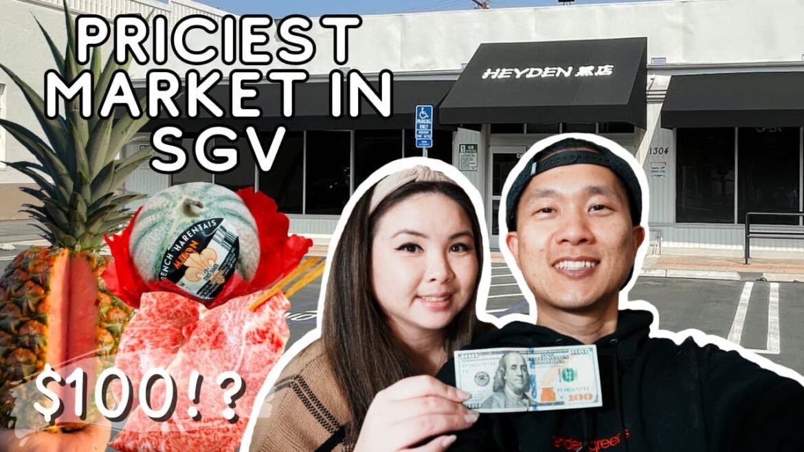 What $100 Buys at the Most EXPENSIVE Asian Market What $100 Buys at the Most EXPENSIVE Asian Market