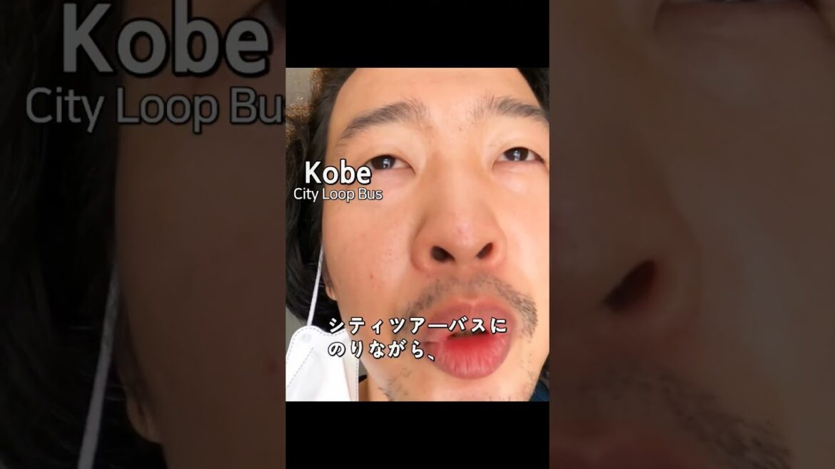 今から神戸のCity Loop Busに乗って旅行します