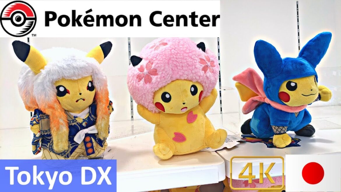 Pokémon Center Tokyo DX Exclusive Pikachu here! | 4K Virtual tour/Japan/Tokyo/2023/ASMR