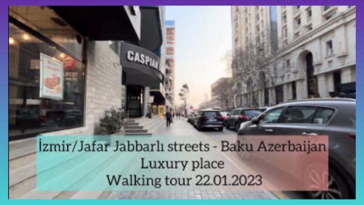 WALKİNG TOUR || LUXURY STREETS - Baku Azerbaijan ( walking tour 2023 ) #baku #walkingtour #luxury