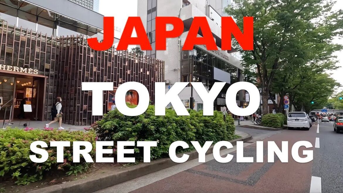 【JAPAN TRAVEL】TOKYO CYCLING OMOTESANDO - HARAJYUKU  2022 4K