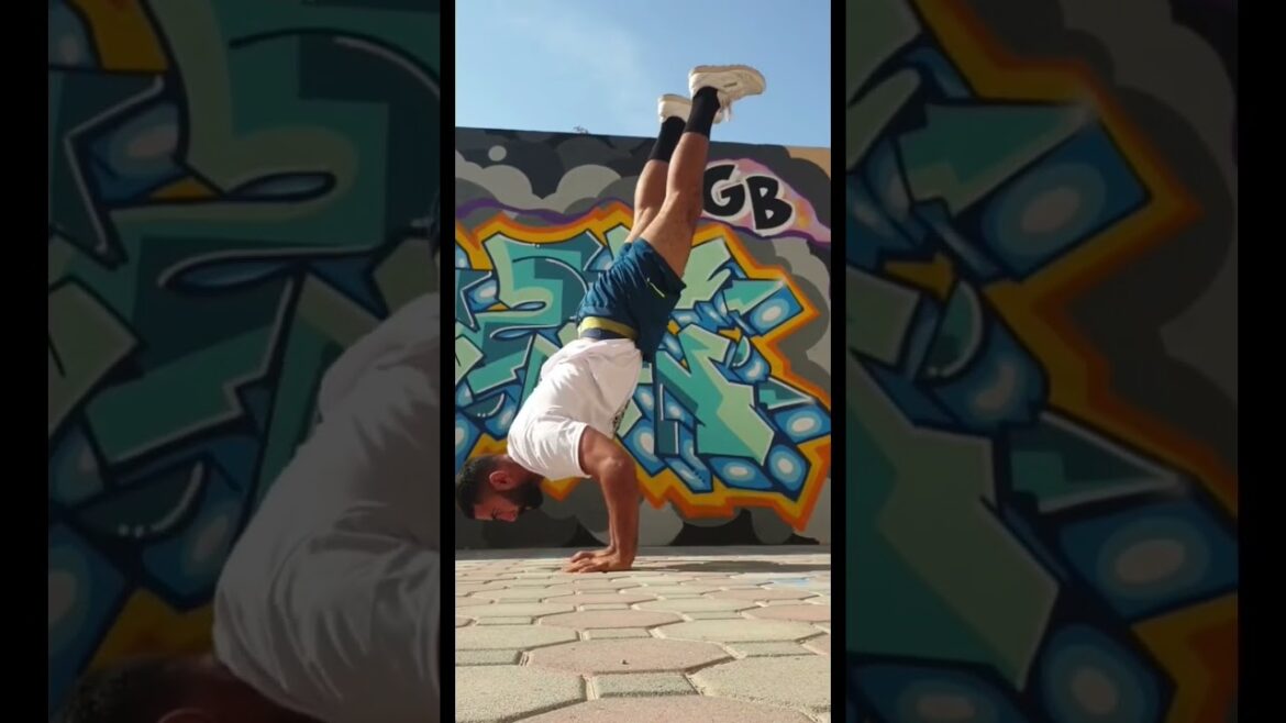 Push-up on the music 🤯 #shorts #bboy #pushups #supersayain