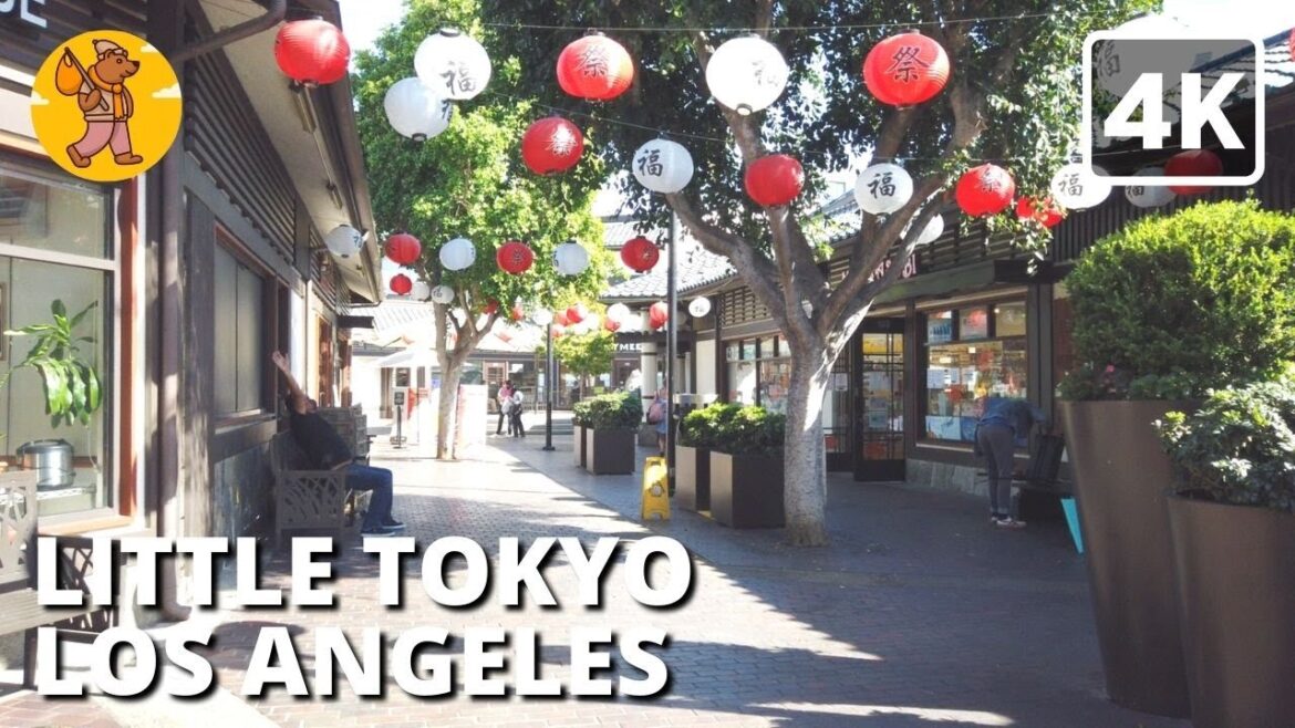 4K Little Tokyo Walking Tour in Downtown Los Angeles California | π Binaural Sound 4K Little Tokyo Walking Tour in Downtown Los Angeles California | π Binaural Sound