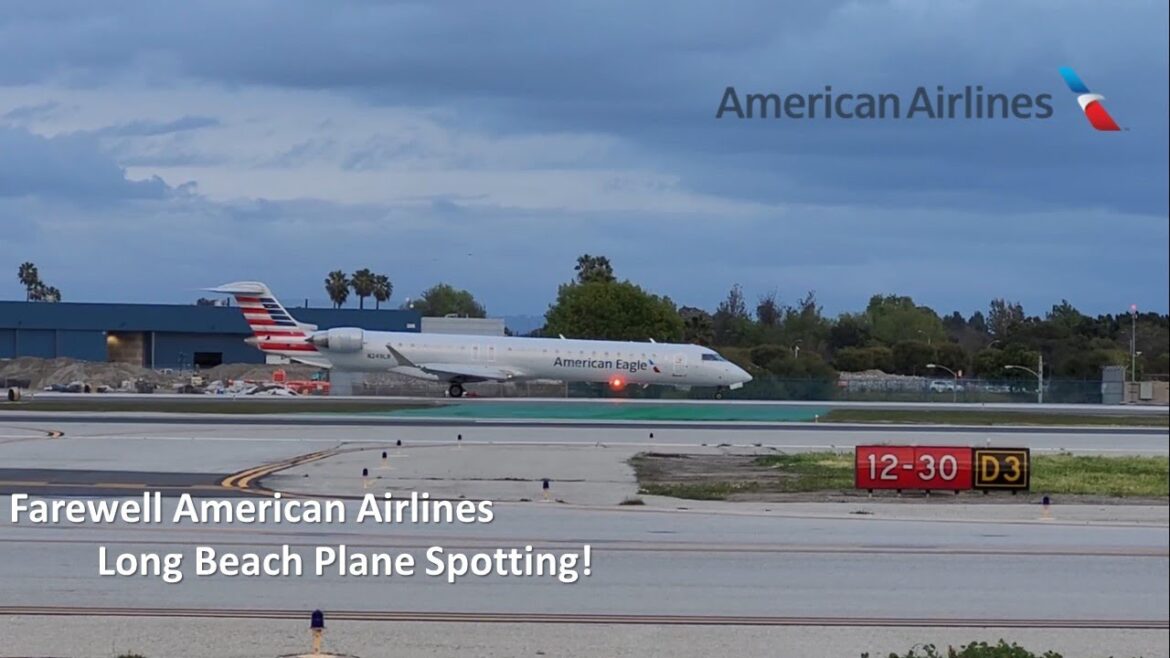 Goodbye American Airlines Hello JetBlue? | Long Beach Plane Spotting