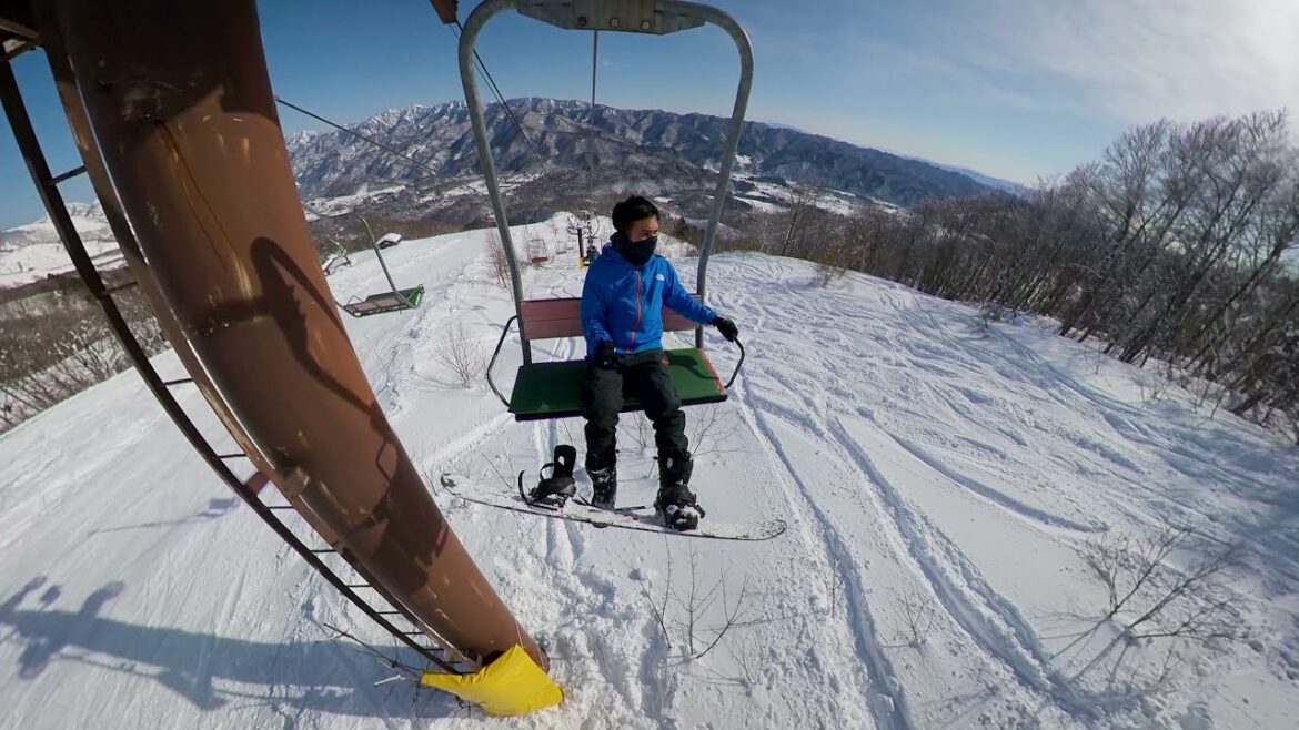 Iwatake Mountain Resort Snowboarding Jan 2 2022