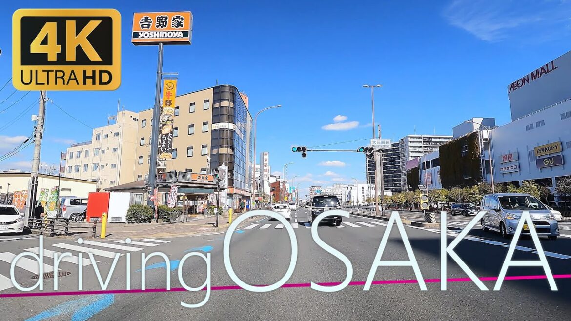 【4K】Driving Japan Osaka 大阪府守口市～枚方市ドライブ（GoPro9）