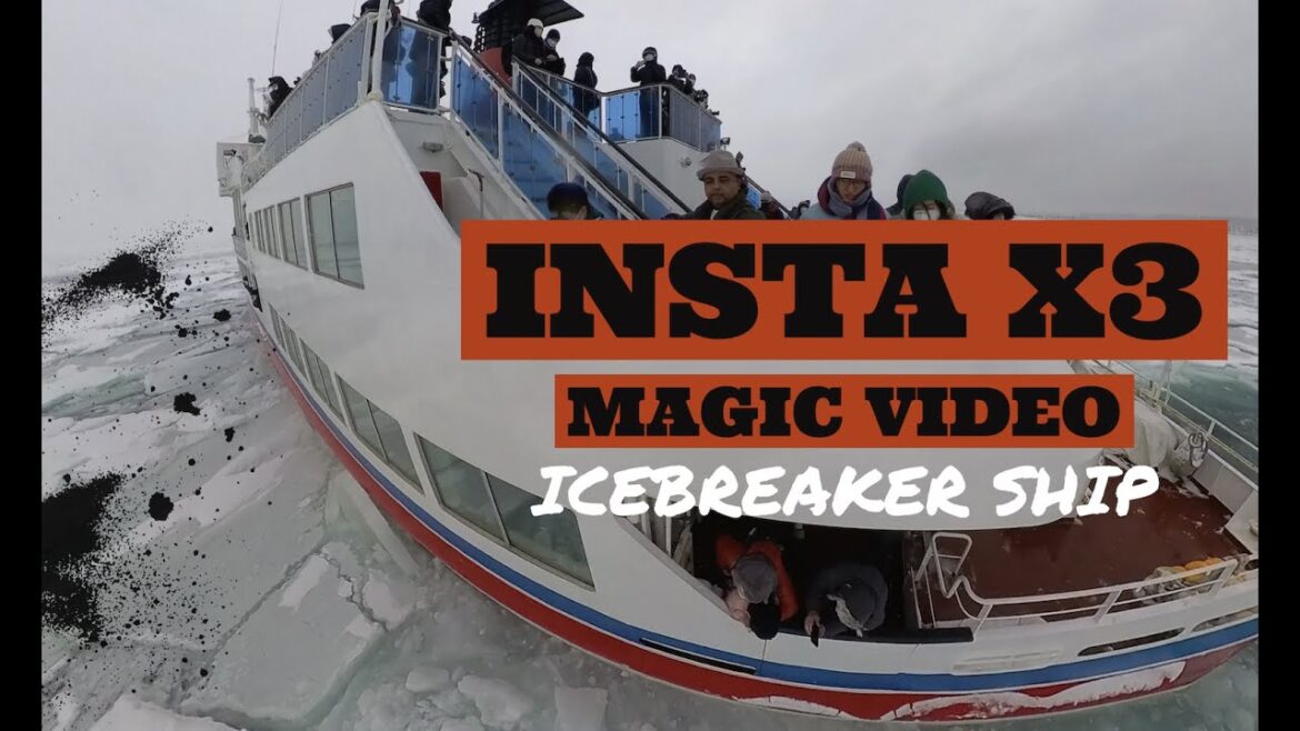 Insta X3. 360 video (The Icebreaker ship)