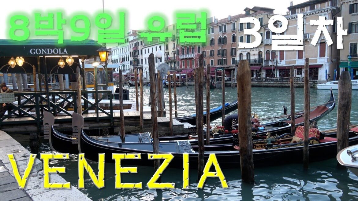 4K[ENG][ITA][JPN][8박9일 유럽여행] 남자혼자떠나다! 3일차 베네치아