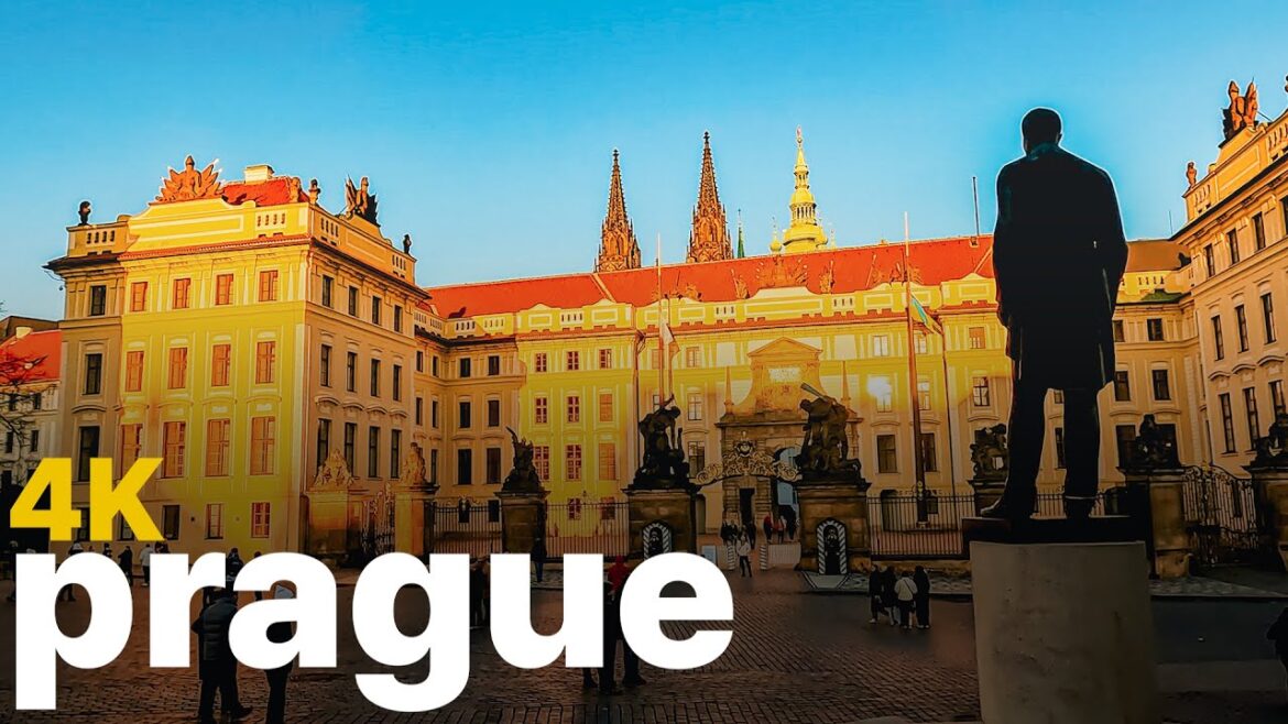 Prague 4k walking l Czech Republic l prague tour 🇨🇿