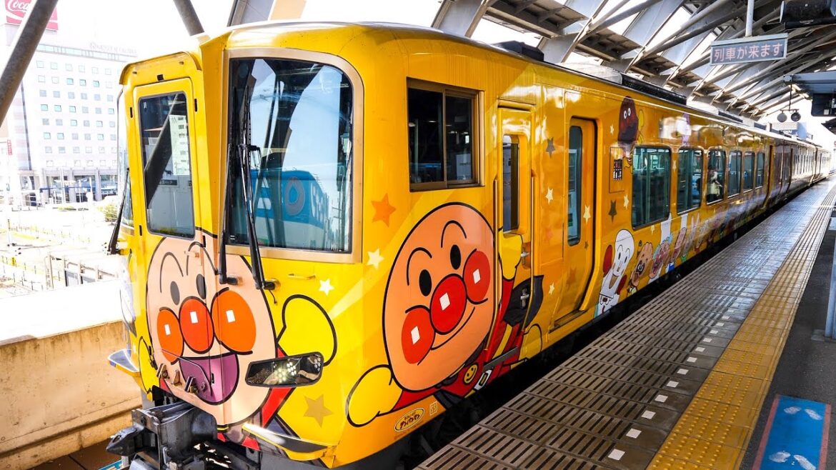 【正義のヒーロー】アンパンマン電車で四国を縦断してみた｜四国
