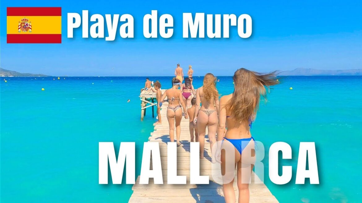 🇪🇸MOST STUNNING BEACH IN MALLORCA!!! - PLAYA DE MURO! MALLORCA, MAJORCA, SPAIN - August 17, 2022