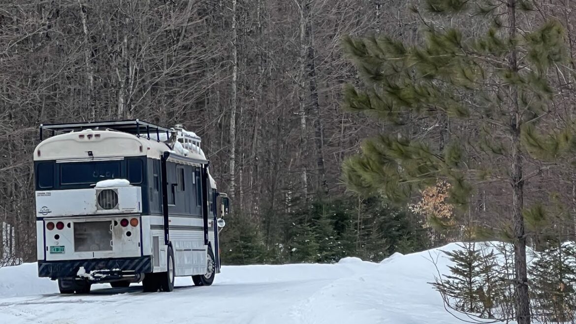 Winter Off Grid In My Skoolie Podcast - Week 12
