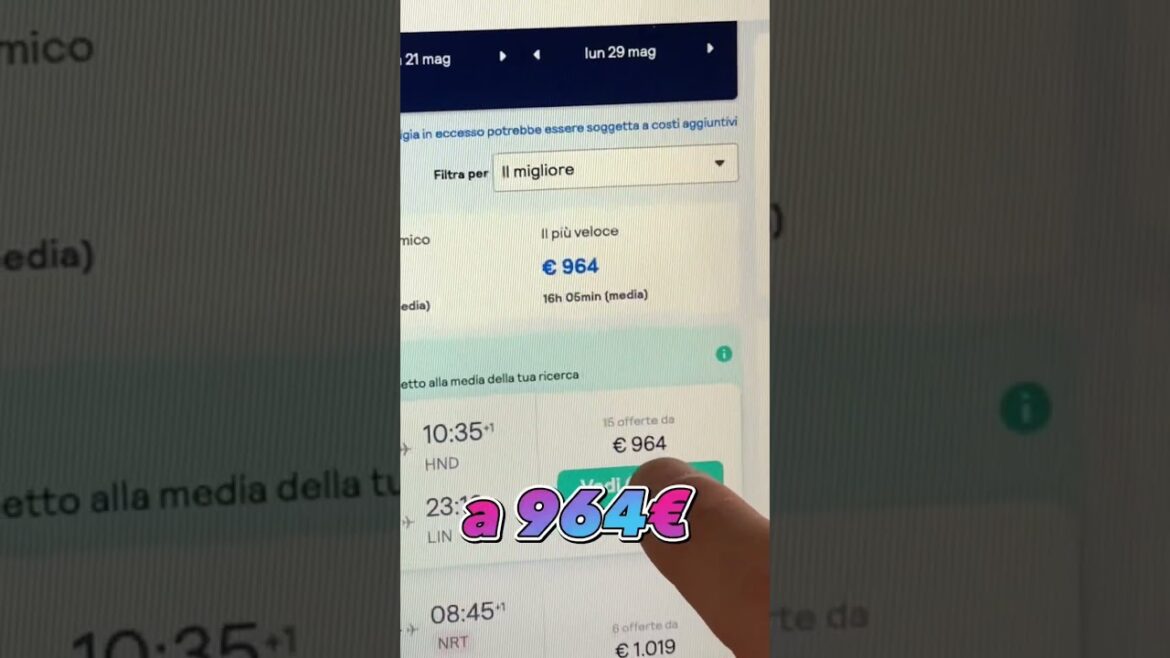 NUOVO SITO PER VOLI ECONOMICI #shorts #viaggi #voli #lowcost #tokyo