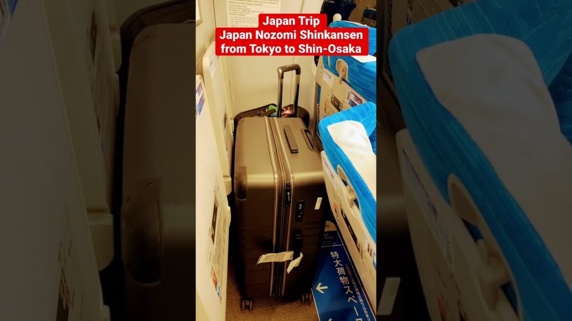 Japan Trip Japan Shinkansen from Tokyo to Shin-Osaka